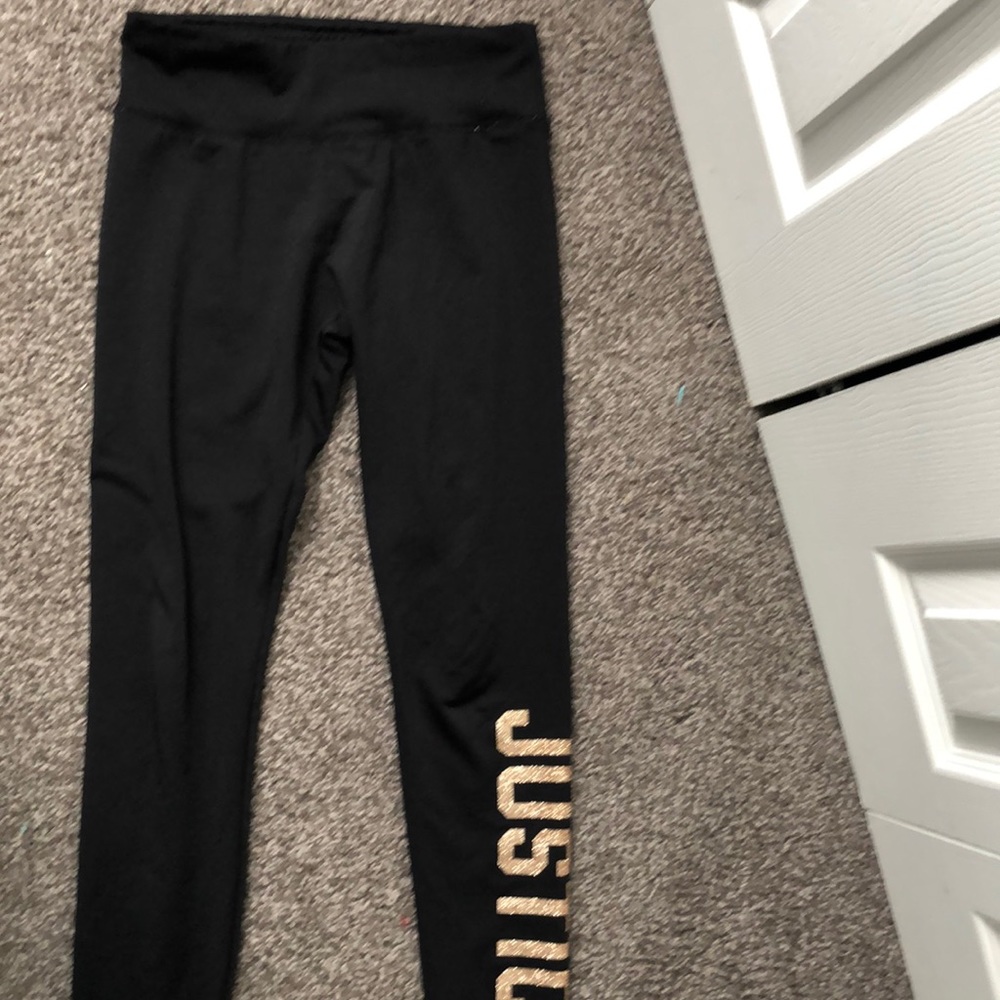 Black justice leggings